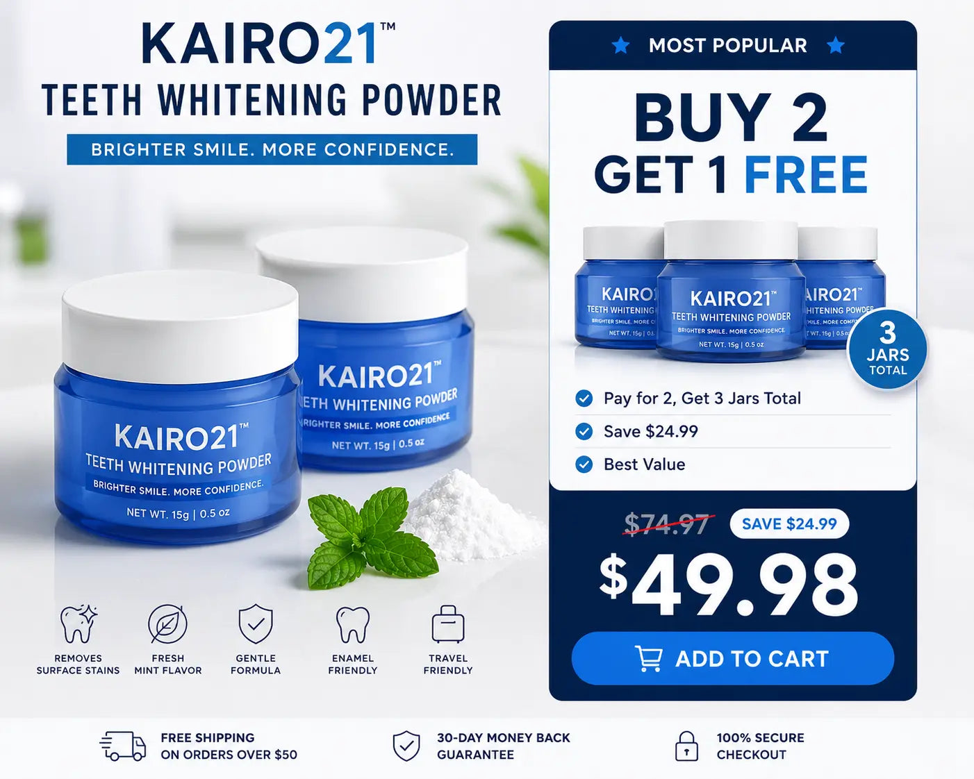 {{Product title}} - Kairo21 teeth whitening
